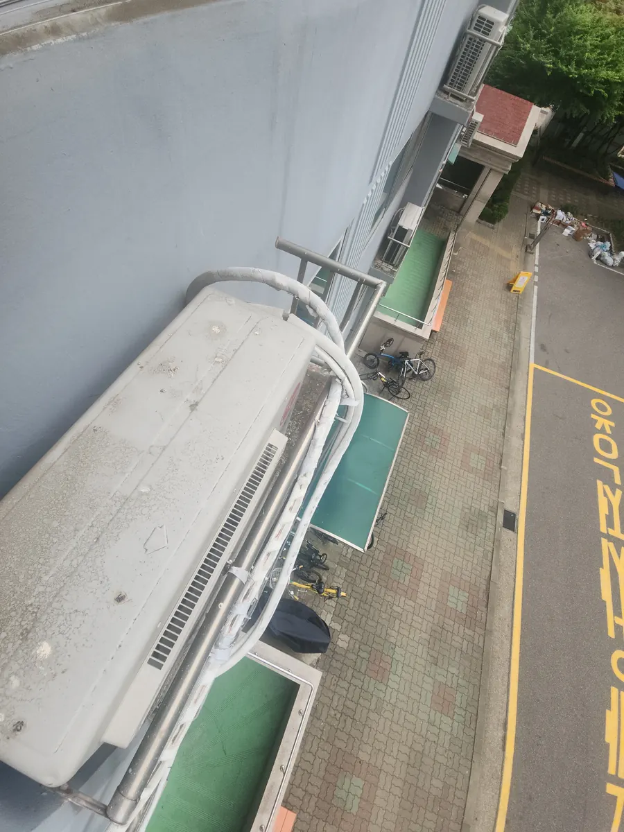용인 에어컨배관보수 시공 사례 1 전