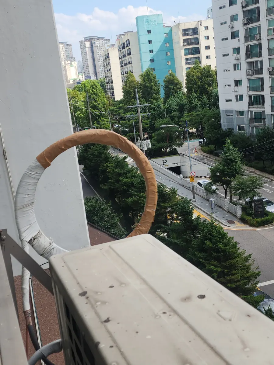 강남 에어컨배관보수 시공 사례 2 전